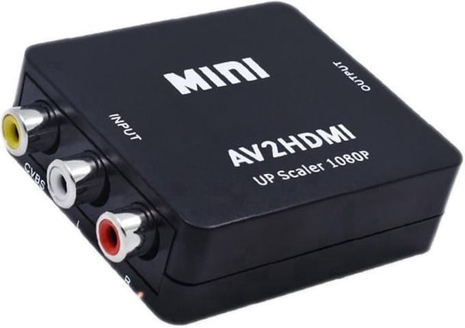 New Age Devi - AV-naar-HDMI-converter - RCA-tulp-naar-HDMI-omvormer