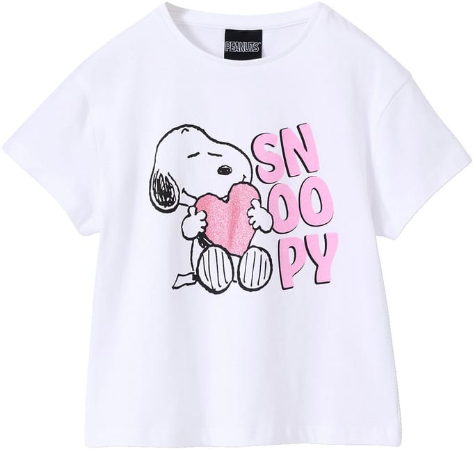 SNOOPY T-shirt met korte mouwen voor meisjes SNOOPY