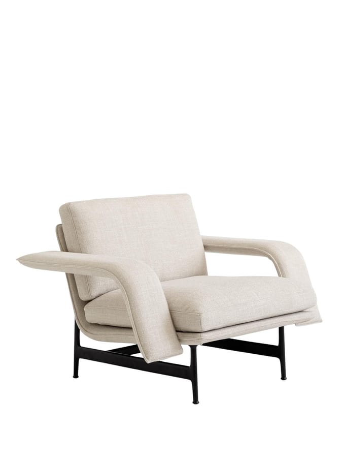 &Tradition Meantime loungestoel AV29 - zwart - andTraditionEcriture210