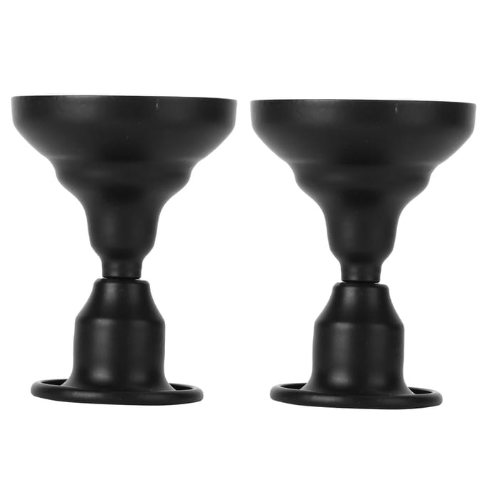 2 Pièces Porte-Bougie Style Européen Simple Rétro Mini Double Usage Bougeoir pour Décorations de Bureau