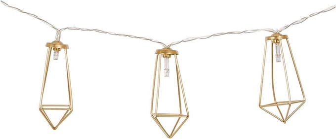 Bo-Camp - Industrial - Lichtketting - Galvin - 10 Lichten - 5 Lumen - Goud