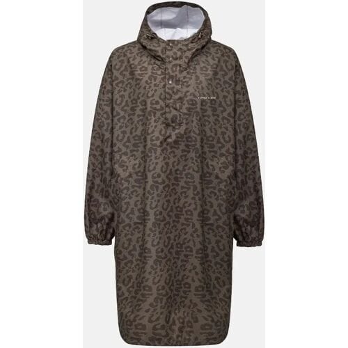 Kapten & Son regenjas/poncho leo dark brown