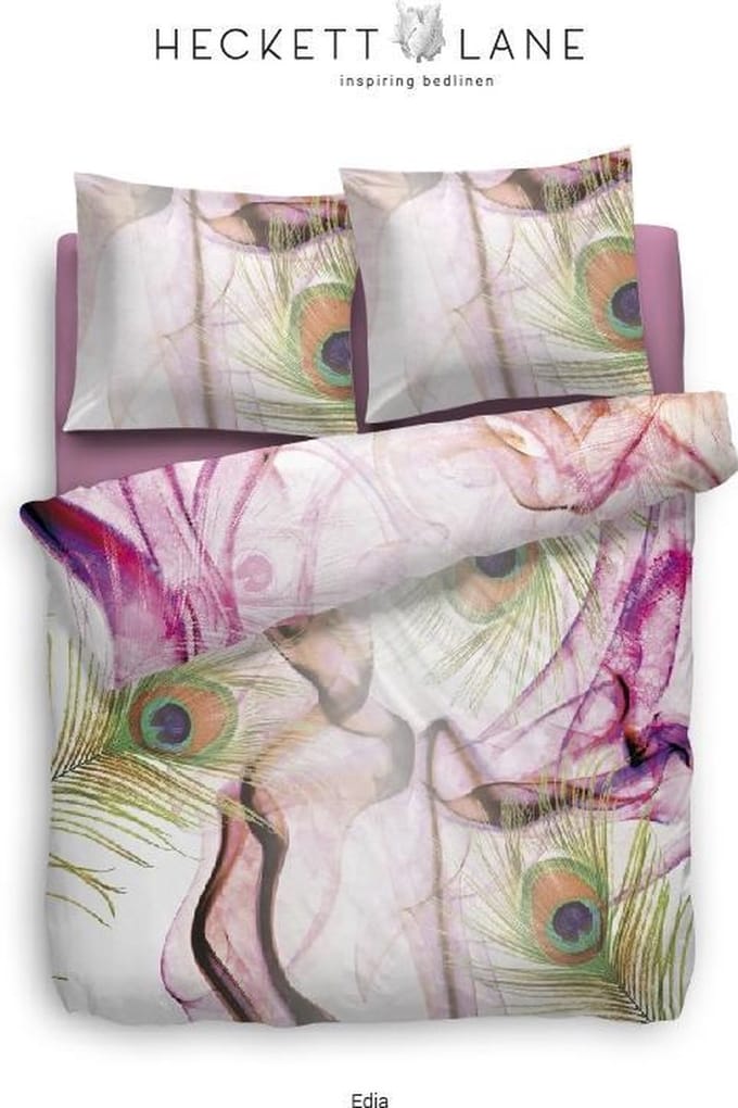 Heckett & Lane Edia Dekbedovertrek - Eenpersoons - 140x200/220 cm - Multi