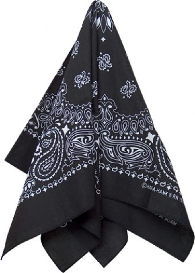Hanky zwarte zakdoek - SM