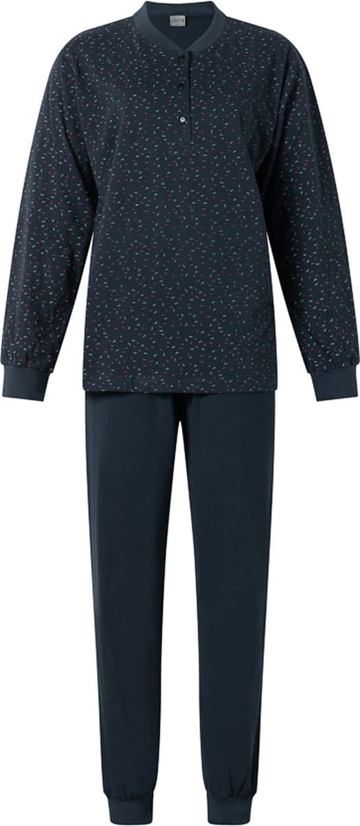 Lunatex dames pyjama - maat M - Porto Vogels - marine