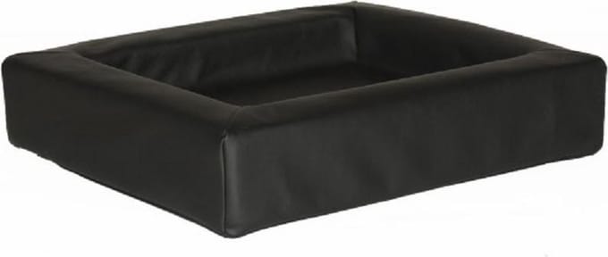 Topmast Loungebed Hondenkussen Leatherlook Zwart 100 x 80 cm