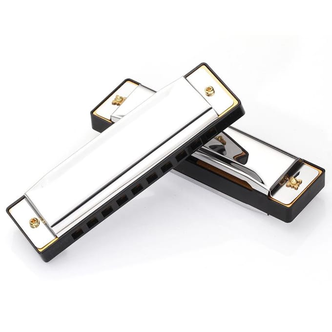 Bluesmondharmonica 10 gaten voor beginners