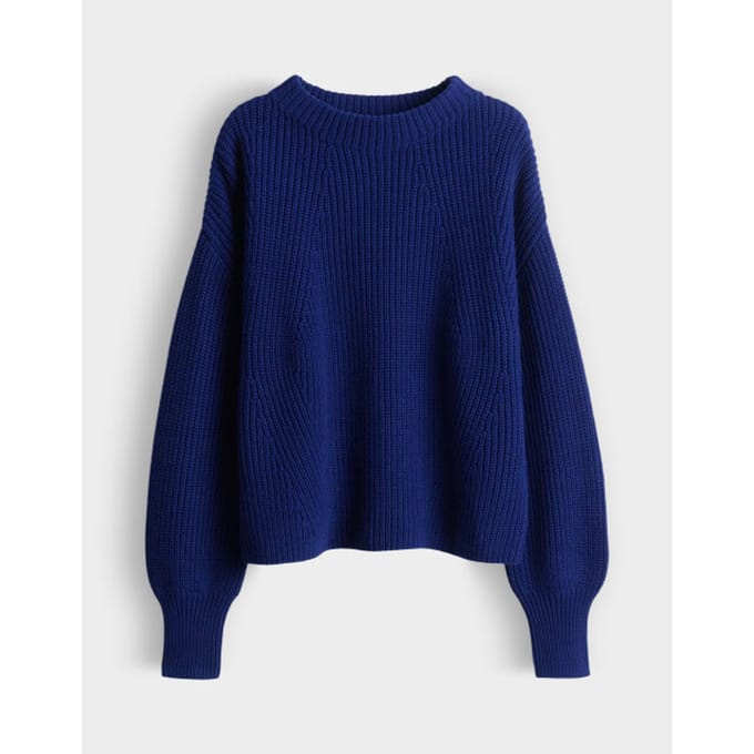 Gebreide pullover met opstaande kraag model 'TELLINA'