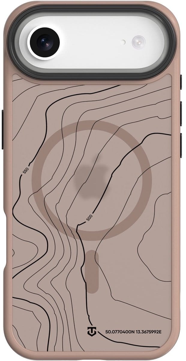 Tactical iPhone Air MagForce Hyperstealth Sika Cover – Hoesje met Losse Klikbare Knoppen – Mocha Mousse