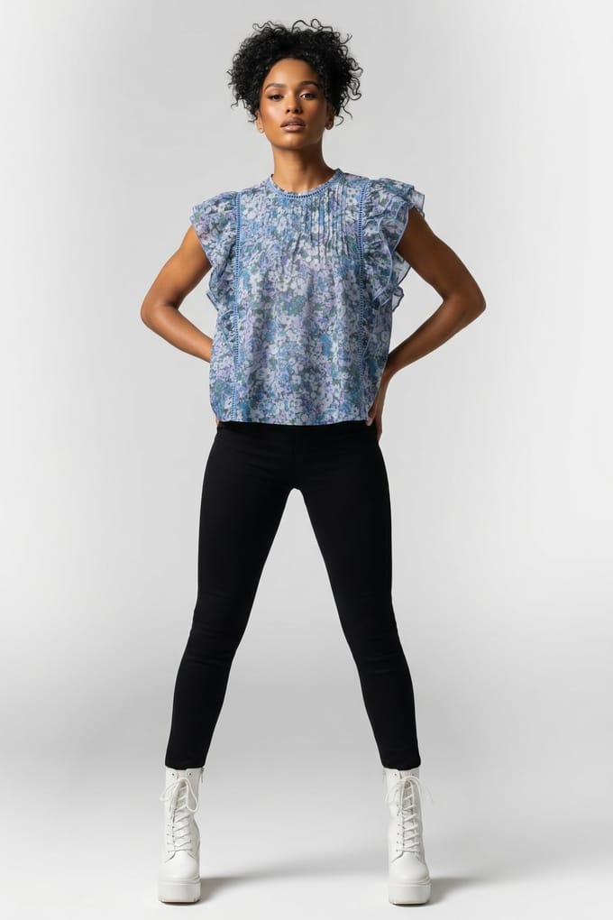 & Other Stories Douha Top Blue Taglia: S | Magliette intime Outlet | Donna | Blu
