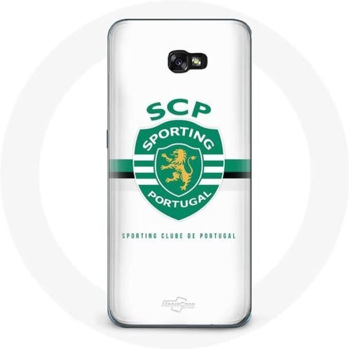 Coque maniacase pour Samsung Galaxy A3 2017 scp sporting portugal fond blanc noir