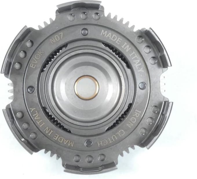 Cloche d'embrayage EVOK pour auto Piaggio Ape 50 2009 à 2017 Pignon 72 dens Iron