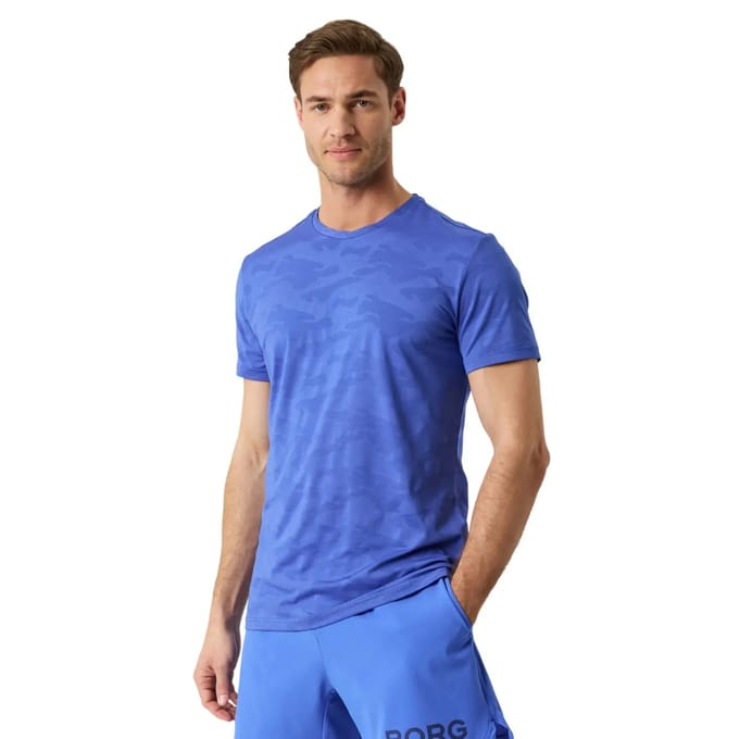 Bjorn Borg BORG PERFORMANCE T-SHIRT AMPARO BLUE 10003934-bl130