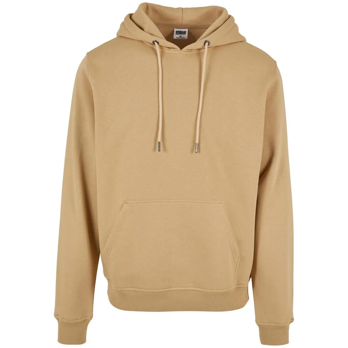 Urban Classics - Basic Terry Hoodie/trui - S - Beige