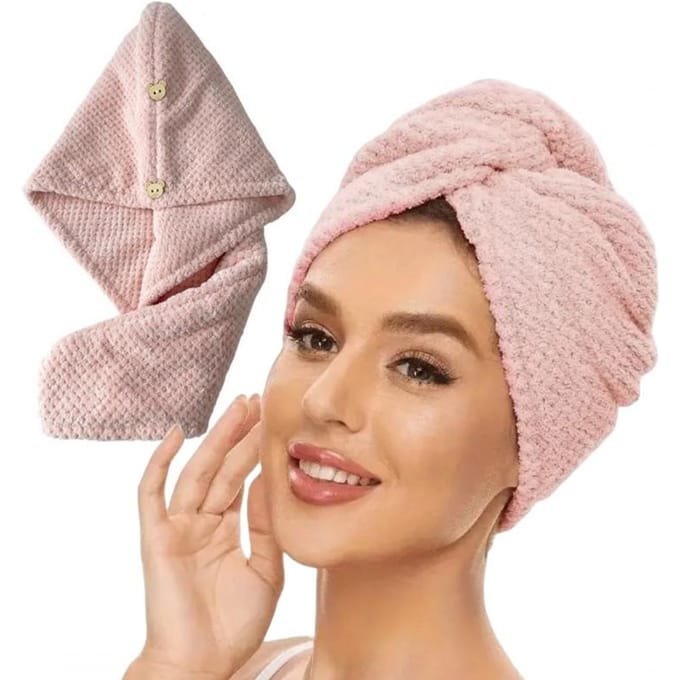 Handdoek voor haar - Roze