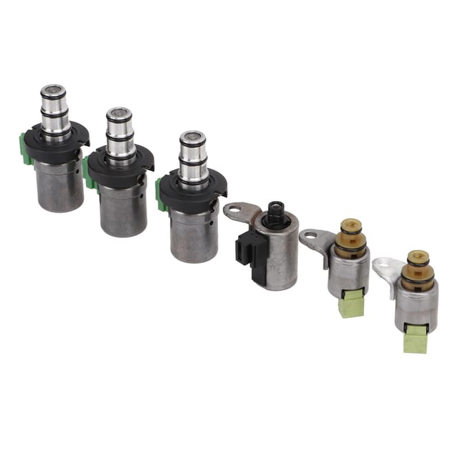 Ensemble de 6 solénoïdes de changement de vitesse de transmission 4F27E Remplacement pour Mazda 2 3 5 6 CX?7 MPV