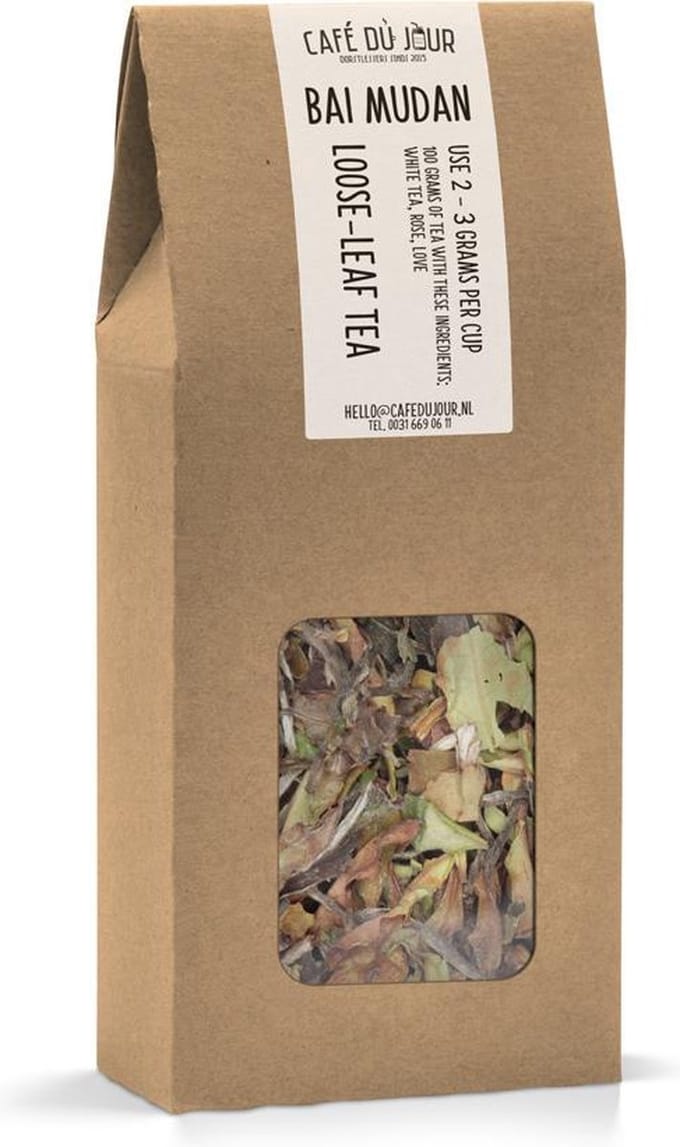 Bai Mudan - witte thee 100 gram - Café du Jour losse thee