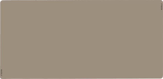 NOOBLU Bureau onderlegger DUBL - 85 x 45 cm - Senso Clay grey