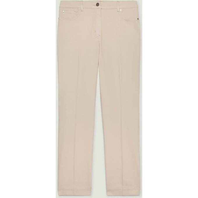 broek schoppen flare vrouw zand
