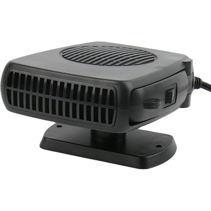 Ventilateur Chauffant de Voiture Universel Portable Plug and Play 12V Dégivreur de Pare-brise pour la Plupart des Véhicules gray