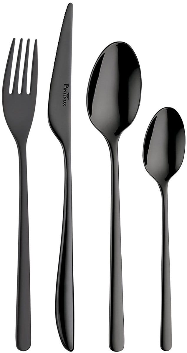 Pintinox Florence - 6 persoons 24 delig - hoogglans zwart