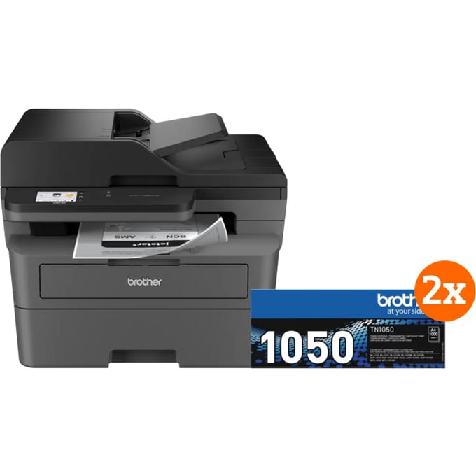 Brother DCP-L2660DW + 2 extra zwarte toners