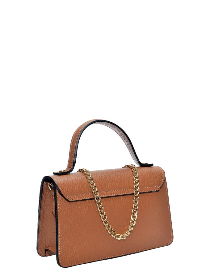 Isabella Rhea Brown Rundleer Tas