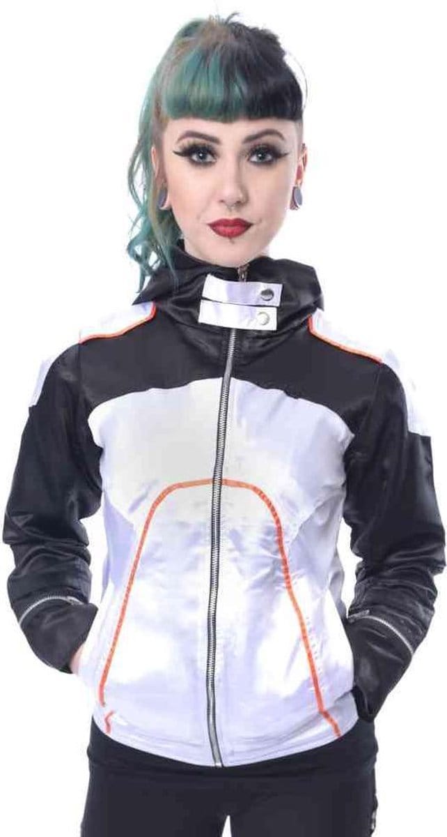 Chemical Black - DELTA Jacket - S - Wit/Zwart