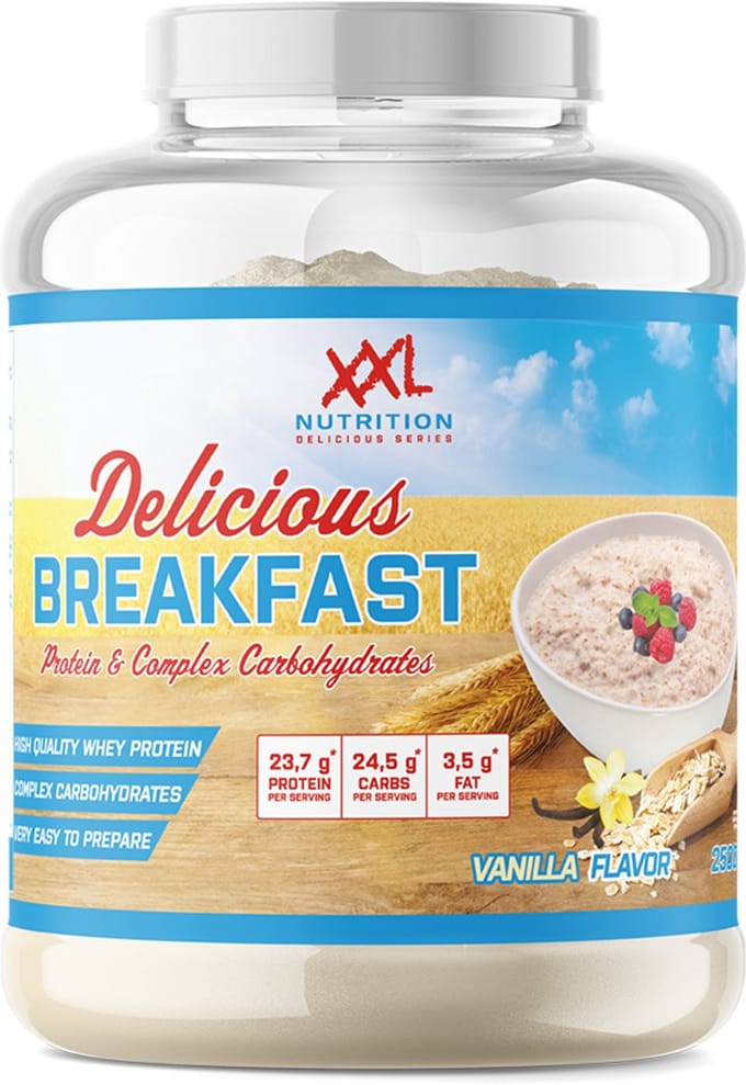 XXL Nutrition - Delicious Breakfast - Vanille - Eiwitontbijt - 2500 g