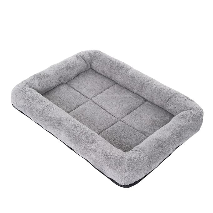 L77 x B55 x H10 cm Antislip Hondenmand maat M Grijs