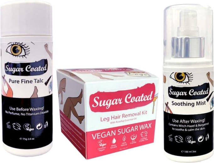 sugar coated leg hair removal kit + pure fine talk + Soothing Mist spray