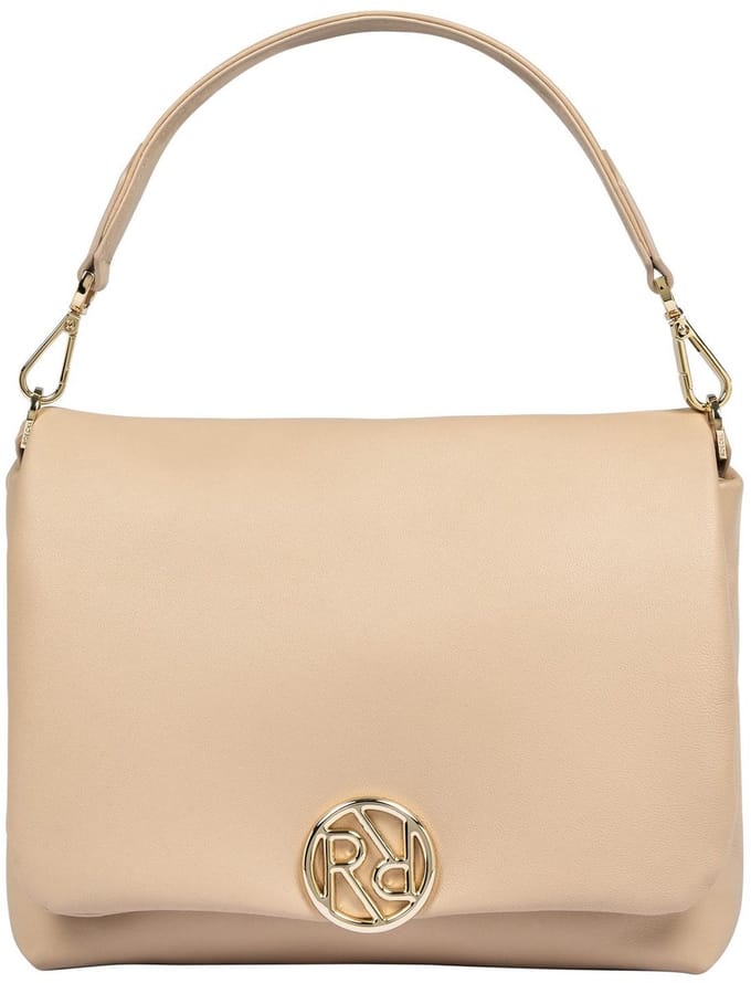 ROECKL Leren schoudertas Soho Crossover Small Creme beige
