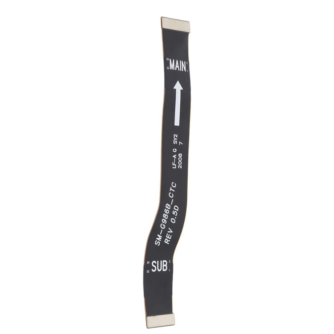LCD Display Scherm Moederbord Connector Flexkabel voor Samsung Galaxy S20 Plus Ultra G986b white