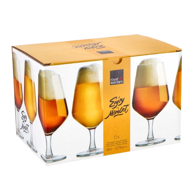 Royal Leerdam - Bierglas Moment Set - 6 Stuks 38CL