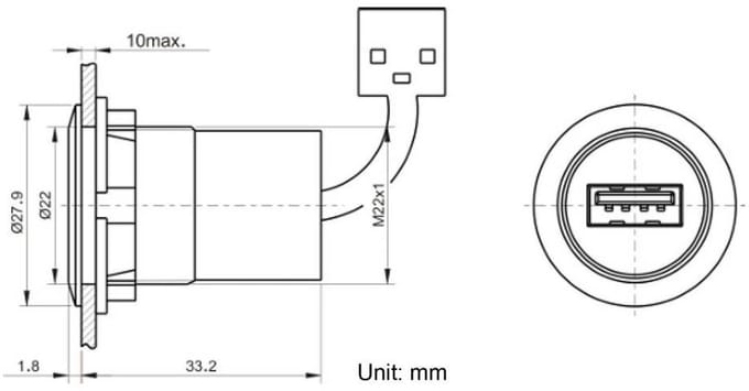 TRU COMPONENTS USB-12-BK USB-inbouwbus 3.0 Bus, inbouw Inhoud: 1 stuk(s)