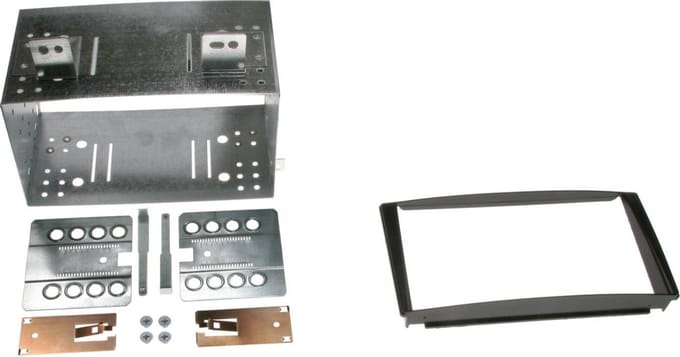 2-DIN Paneel geschikt voor Kia Cee'd (ED) / Cee'd SW (ED) / Pro Cee'd (ED) - Kleur: Zwart