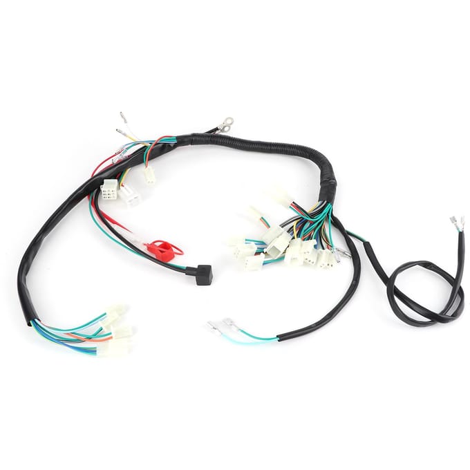 Motor Start Draadboom Kabelboom voor 50cc 110cc 125cc PIT Quad Crossmotor ATV white