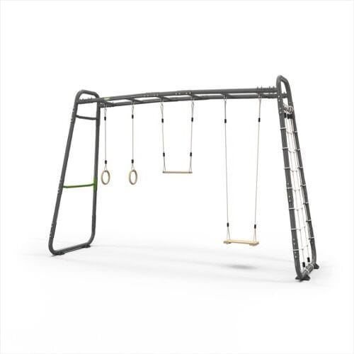 EXIT GetSet Monkeybar MB310 - Monkey Bar Klimrek voor Buiten - Speeltoestel voor Kinderen - Grijs