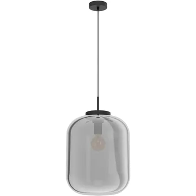 Eglo Hanglamp Bulciago Gerookt Glas ⌀35cm E27