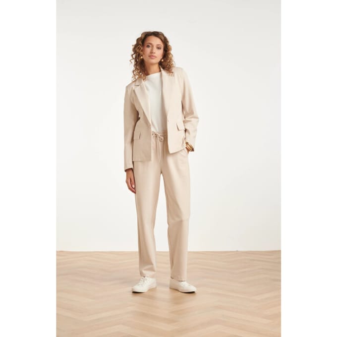 Smashed Lemon Elegante blazer met klassieke revers en knoopsluiting |