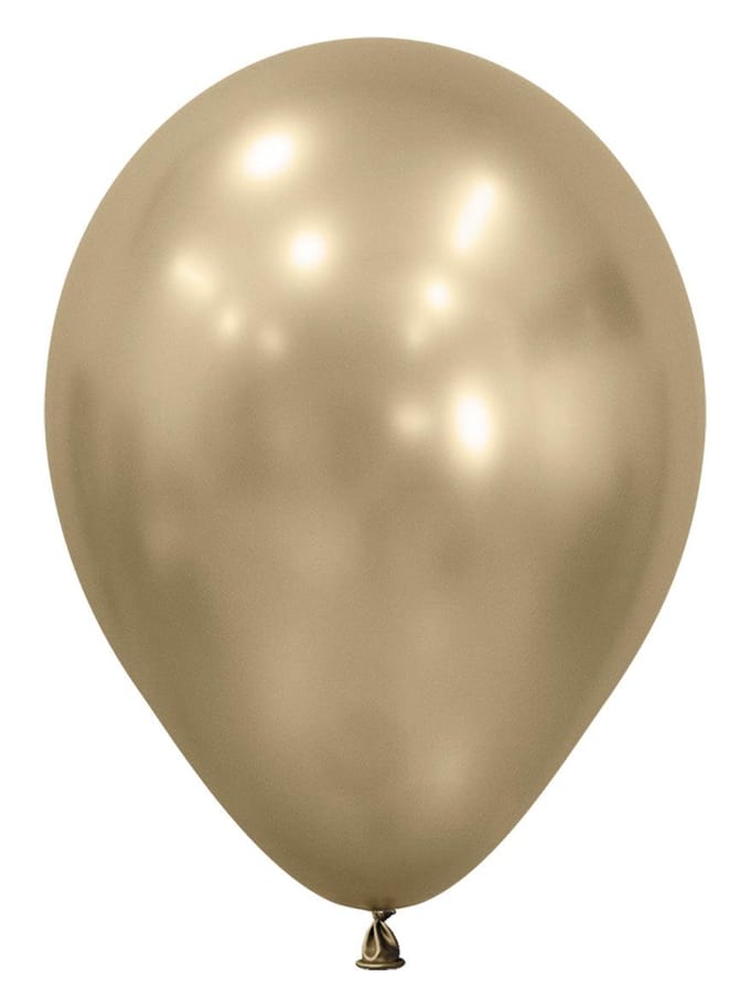 Latex ballonnen Sempertex Silk gold dust, 12inch – 50 stuks