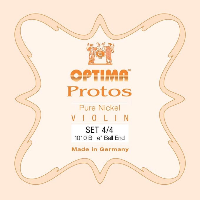 Optima 1010-44 string set for violin 4/4, steel/chromesteel