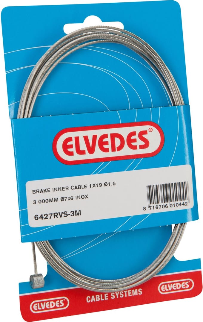 Rem binnenkabel Elvedes 5000mm RVS ø1,5mm