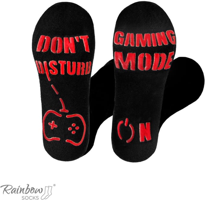 Rainbow Socks - Gameraantislip Sokken - EU 39-41 - Katoen - Categorie Kleuren