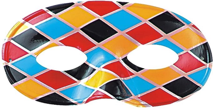 Carnival Toys Verkleedmasker Domino 24 X 4 Cm One-size