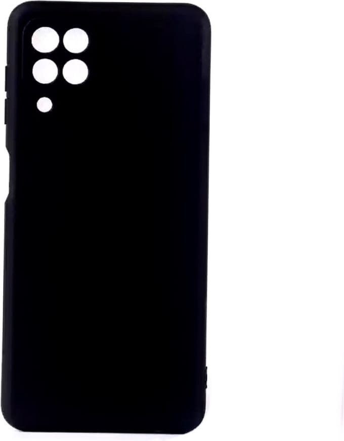 TPU back cover Geschikt voor Samsung Galaxy A42 5G - Zwart hoesje + gratis screenprotector