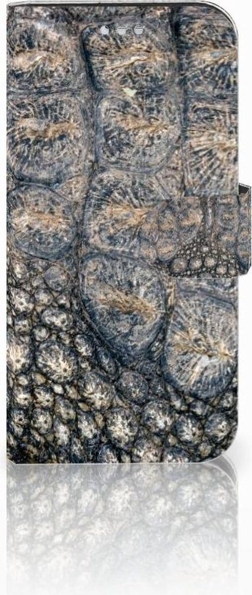 Samsung Galaxy S7 Telefoonhoesje met Pasjes Krokodillenprint