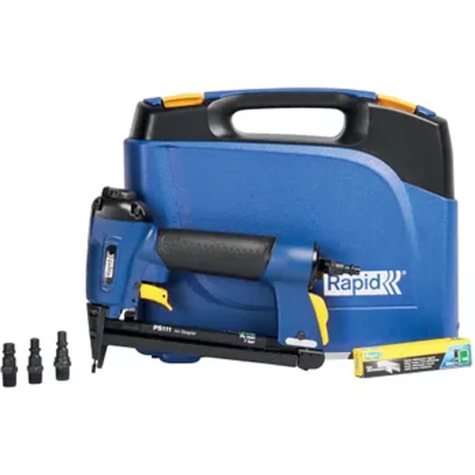 Rapid Pneumatische Tacker - Lichtgewicht - Nauwkeurig - Ergonomisch - Blauw/geel