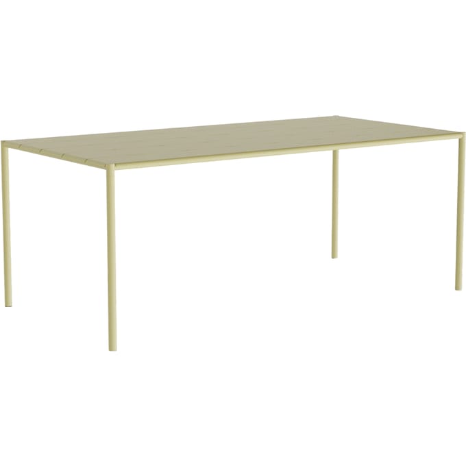 NINE Sinus tuintafel - yellow - 189 x 94,5 cm