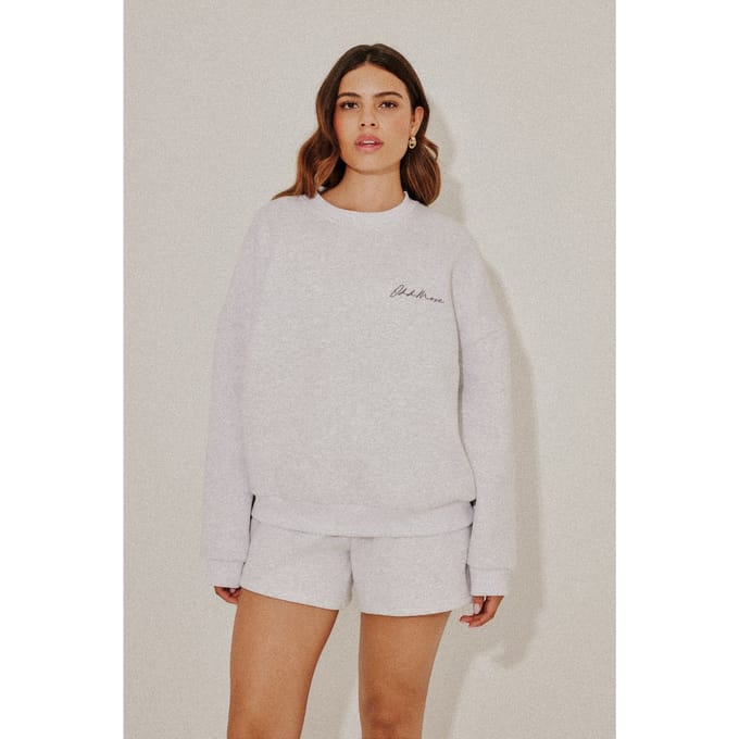 Odd Muse Crewneck Sweatshirt Grey Größe: XXXL | Pullover Outlet | Damen | Grau